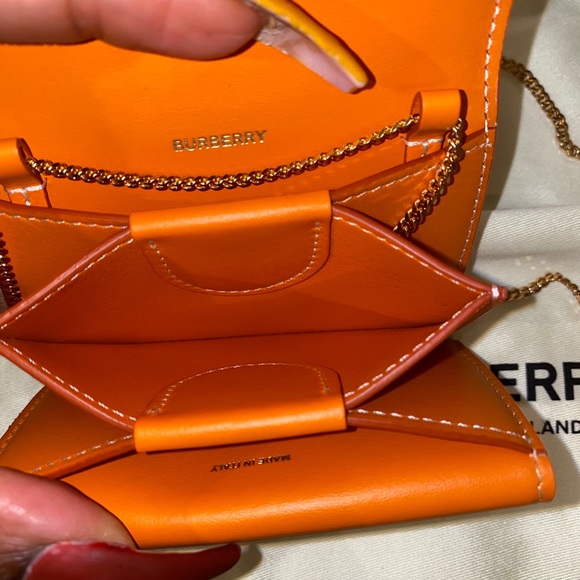 Burberry Jessie TB Two Tone Chain wallet - Picture 6 of 9